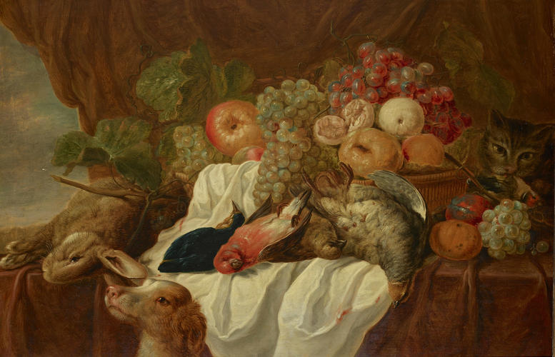 Still Life with Fruit, Game and Animals