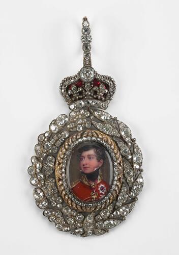 Family Order of King George IV. Badge. Originally belonged to Princess Augusta, Duchess of Cambridge Family Order of King George IV. Badge. Originally belonged to Princess Augusta, Duchess of Cambridge