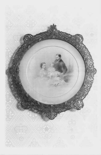 The Prince and Princess of Wales with Prince Albert Victor and Prince George, 1866