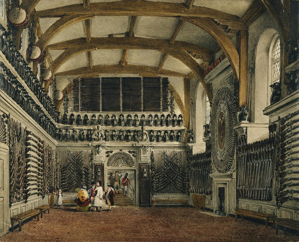 The Old Guard Chamber in the Round Tower, Windsor Castle