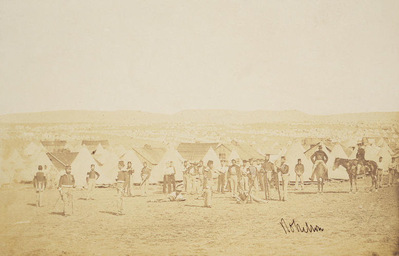 Camp of the 97 Regt. [Crimean War photographs by Robertson]