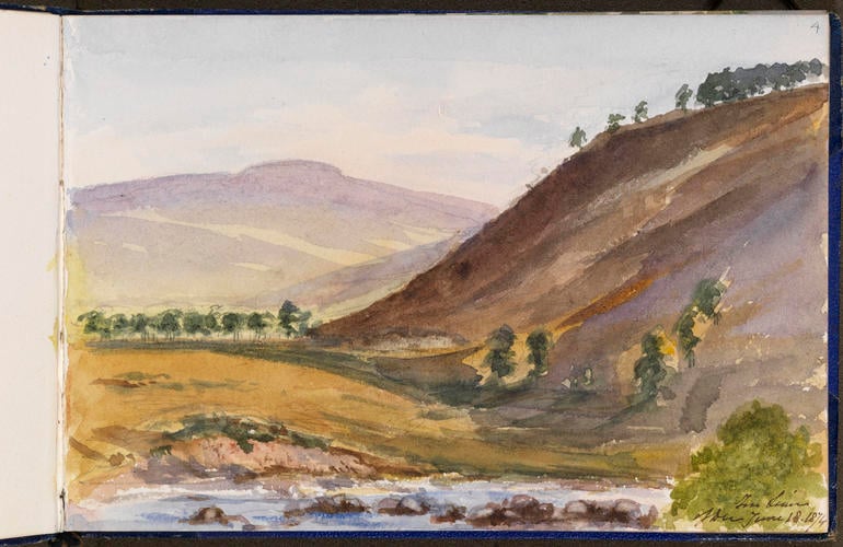Master: Queen Victoria's Sketch Book 1874
Item: The Linn of Dee