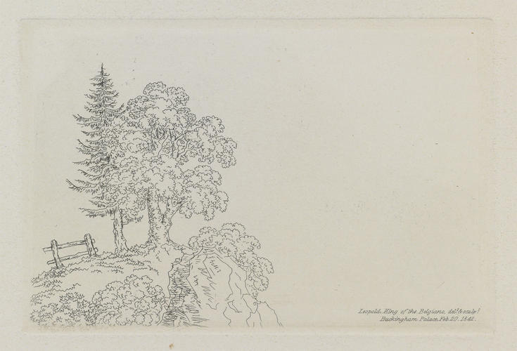 Landscape with trees