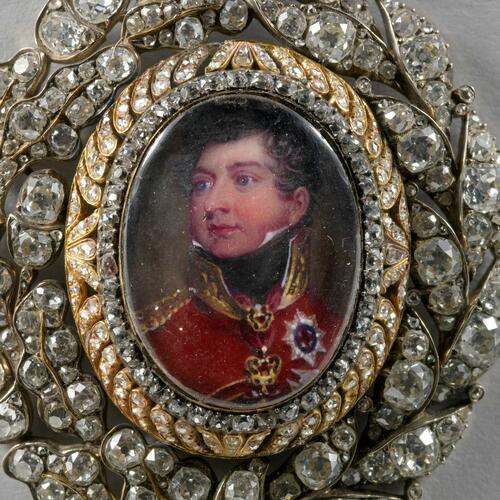 Family Order of King George IV. Badge. Originally belonged to Princess Augusta, Duchess of Cambridge