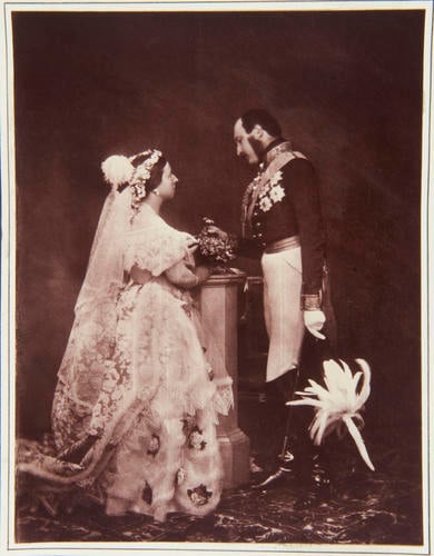 'The Queen and The Prince'; Queen Victoria (1819-1901) and Prince Albert (1819-61), Buckingham Palace