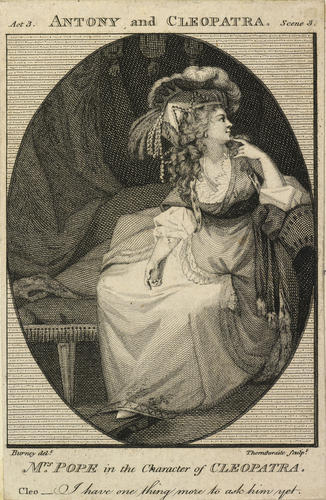 Mrs Pope in the Character of Cleopatra