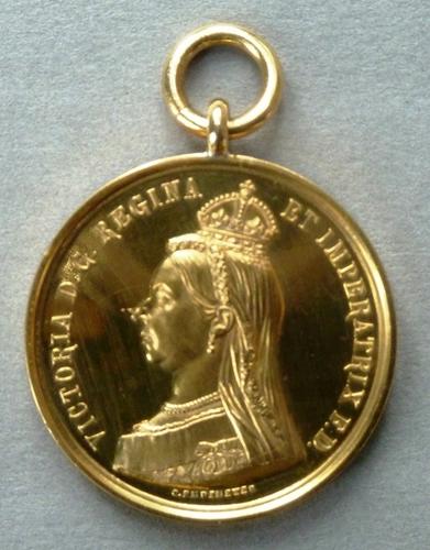 Medal commemorating the Diamond Jubilee of Queen Victoria