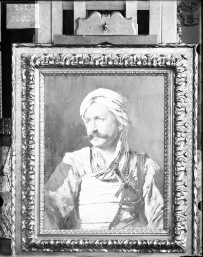 Glass plate negative of a picture Glass plate negative of a picture