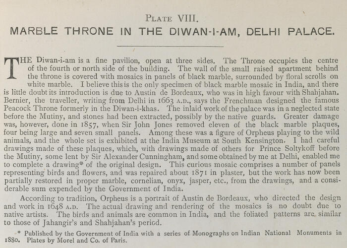 Photographs of Places of Interest in India. Vol. 1. Delhi and Agra