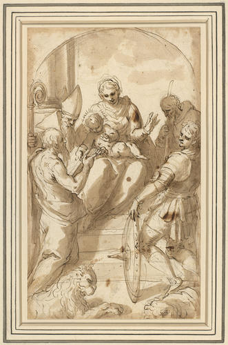 The Virgin and Child with Saints The Virgin and Child with Saints