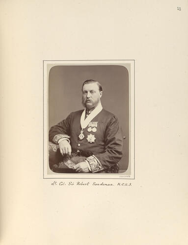 Colonel Sir Robert Groves Sandeman (1835-92)