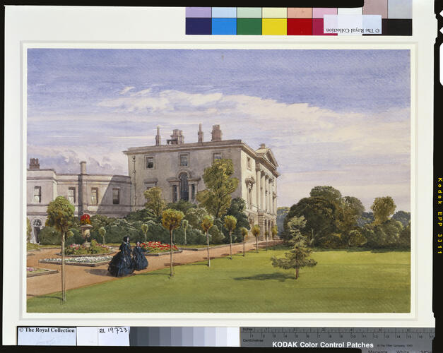 The White Lodge, Richmond Park: garden front
