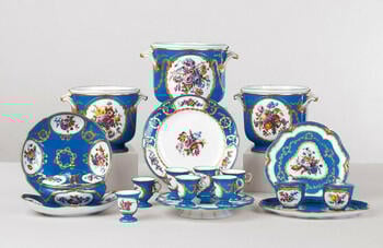 A dinner service, known as the Essex Service A dinner service, known as the Essex Service