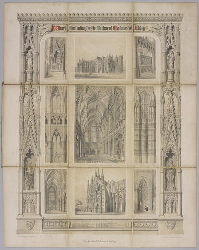 A Chart illustrating the Architecture of Westminster Abbey / by F. Bedford Jnr