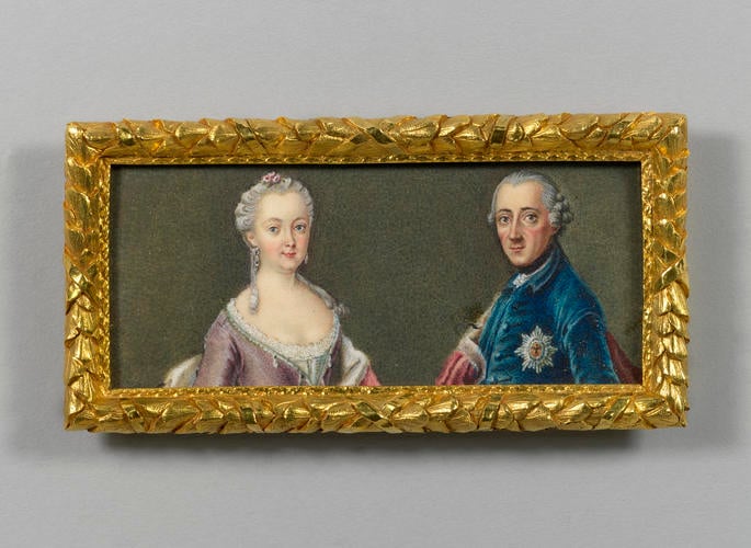 Friedrich II (1712-1786) and Elisabeth Christina (1715-1797) of Prussia