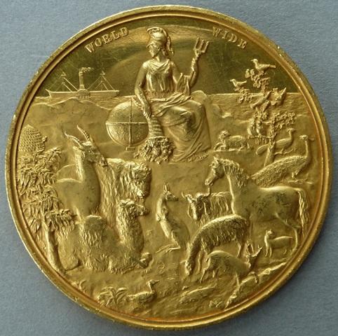 The Burdett Coutts Medal of the Acclimatisation Society of Great Britain The Burdett Coutts Medal of the Acclimatisation Society of Great Britain
