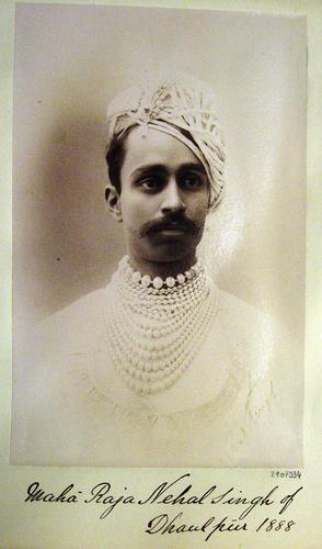 Maha Raja Nehal Singh of Dhaulpur, 1888. [Album: Photographic Portraits vol. 5/63 1875-1889]