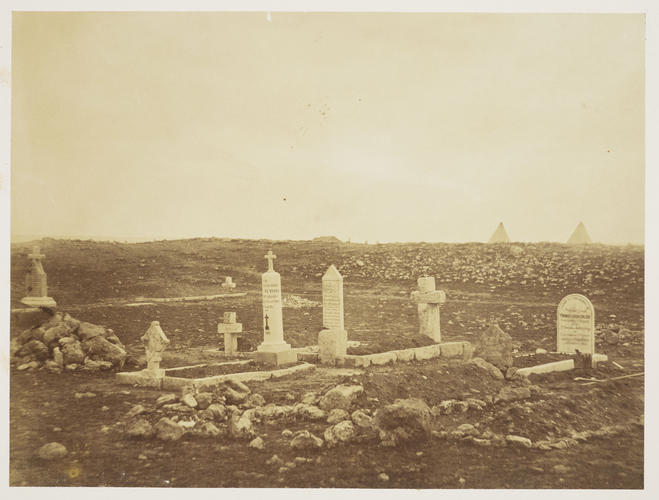 The Cemetery on Cathcarts hill showing the tombs of Strangways, Goldie and Cathcart