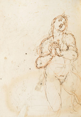 Recto: The Entombment. Verso: Mary Magdalen (?) Recto: The Entombment. Verso: Mary Magdalen (?)