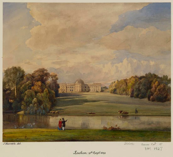 Palace of Laeken: garden front