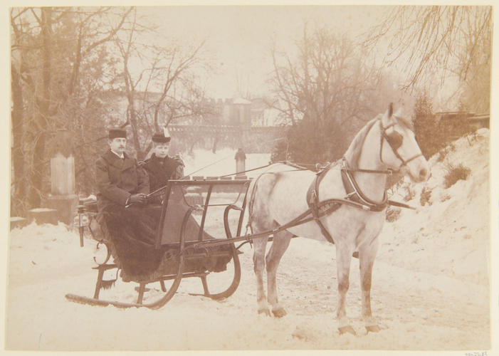 Prince and Princess Ferdinand of Roumania (Princess Marie of Saxe-Coburg and Gotha), October 1893. [Album: Photographic Portraits, vol. 7/65 1892-1898]