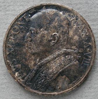 Vatican City. 10 Lire, 1929