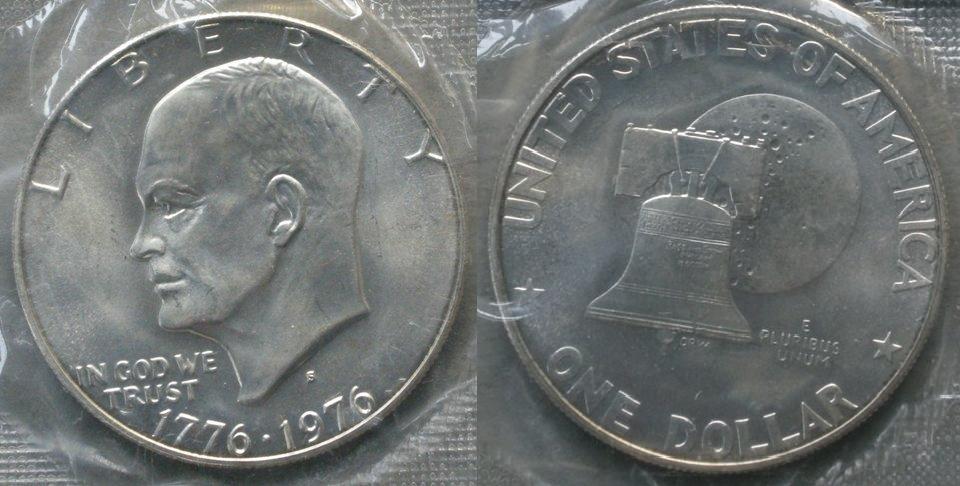U. S. A. Half Dollar 1976, commemorating the bicentenary of the foundation of the United States U. S. A. Half Dollar 1976, commemorating the bicentenary of the foundation of the United States