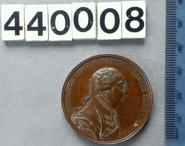 Great Britain. Medal commemorating the Recovery of King George III from illness, 1801 Great Britain. Medal commemorating the Recovery of King George III from illness, 1801
