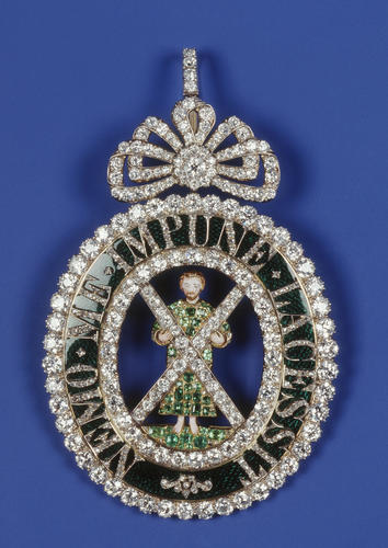 Order of the Thistle. King George V's sash badge