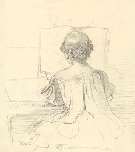 A woman playing piano A woman playing piano