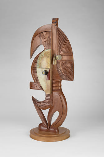 Abstract figure of a reliquary guardian Abstract figure of a reliquary guardian