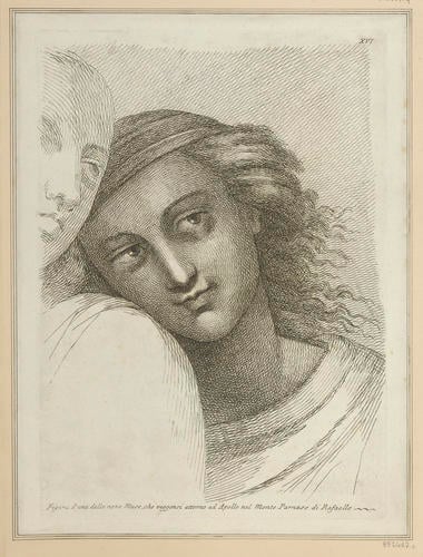Master: Set of twenty-four heads from the 'Parnassus'
Item: Head of a muse [from the 'Parnassus']