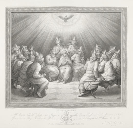 The Descent of the Holy Spirit upon the Apostles and the Virgin Mary (The Pentecost)
