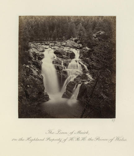 The Linn of Muick on the Highland property of H. R. H. the Prince of Wales