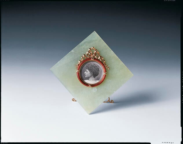 Frame with a photograph of Queen Alexandra