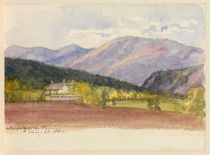 Master: SKETCHES FROM NATURE V. R. 1863 TO 1867
Item: Invergelder Farm