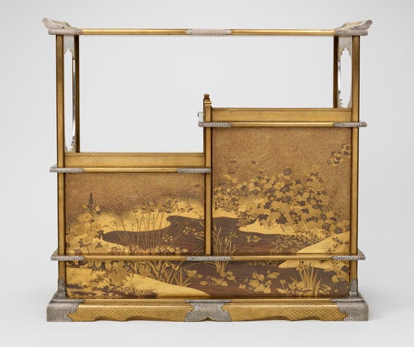 Cabinet with shelves (shodana) Cabinet with shelves (shodana)