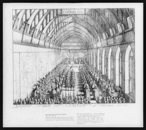 Garter feast in the time of Charles II Garter feast in the time of Charles II