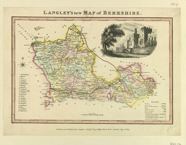 Langley's new Map of Berkshire