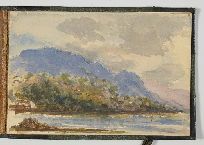 Master: Sketchbook of Princess Louise Balmoral 30 September 1865
Item: Banks of the Ness