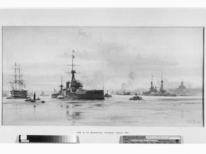 Home of the Dreadnoughts, Portsmouth Harbour, 1909 Home of the Dreadnoughts, Portsmouth Harbour, 1909