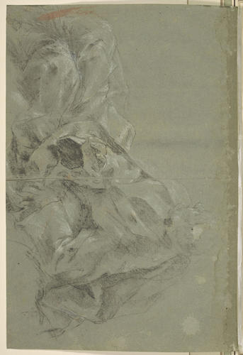 Recto: A study of a standing man. Verso: Study of a reclining man Recto: A study of a standing man. Verso: Study of a reclining man