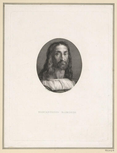 Head of a bearded man [from 'The Expulsion of Heliodorus from the Temple']