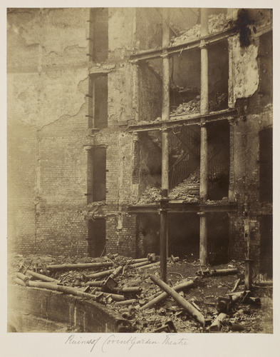 Ruins of Covent Garden Theatre, London
