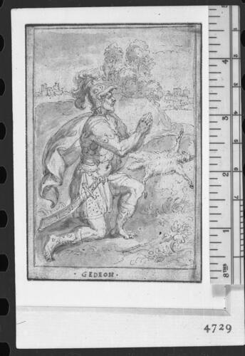 Gideon before his defeat of the Midianites