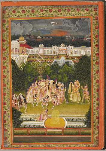 Master: Album of paintings of Hindu gods
Item: राधा कृष्ण होली Radha and Krishna celebrate holi Master: Album of paintings of Hindu gods
Item: राधा कृष्ण होली Radha and Krishna celebrate holi