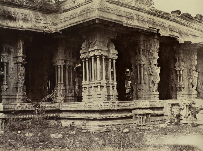 The Porch of the Temple of Vithoba at Beejanuggur The Porch of the Temple of Vithoba at Beejanuggur
