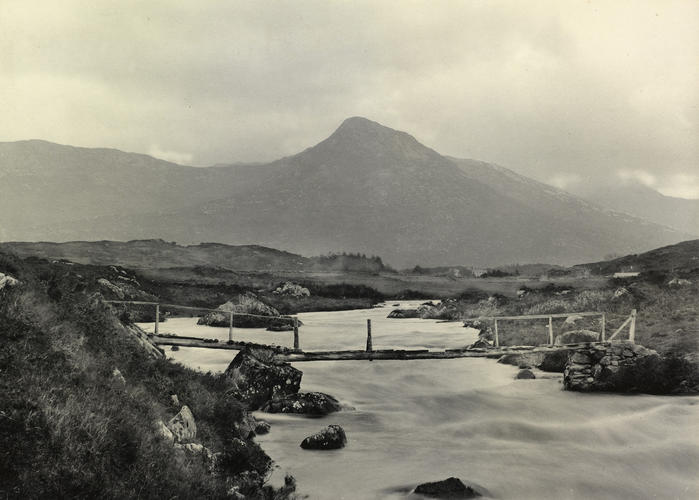 Ballynahinch River and Twelve Bens, Connemara Ballynahinch River and Twelve Bens, Connemara