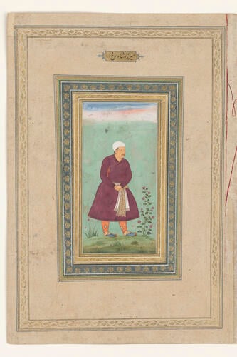 Master: Album of Mughal Portraits
Item: Portrait of Mirza Shah Rukh Master: Album of Mughal Portraits
Item: Portrait of Mirza Shah Rukh