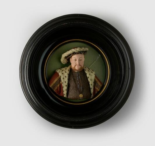 Master: Wax portraits of Mary, Queen of Scots, Cardinal Wolsey, Henry VIII, Thomas More and Edward VI